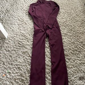Athleta x Alecia keys purple jumpsuit.